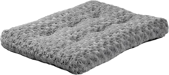 MidWest Homes for Pets XXS QuietTime Deluxe Gray Ombré Swirl Plush Pet Bed by MidWestHomesForPets