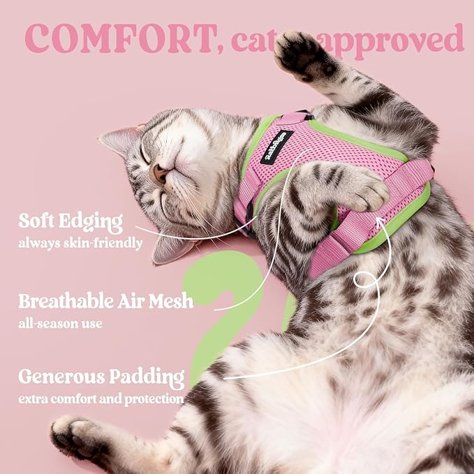 rabbitgoo Cat Harness and Leash Set, Escape Proof Kitten Harness - Image 4