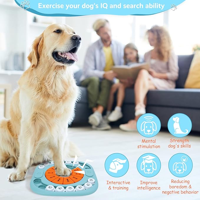 FOXMM Dog Puzzle Toys, Interactive Treat Puzzle Dog Toy - Image 4