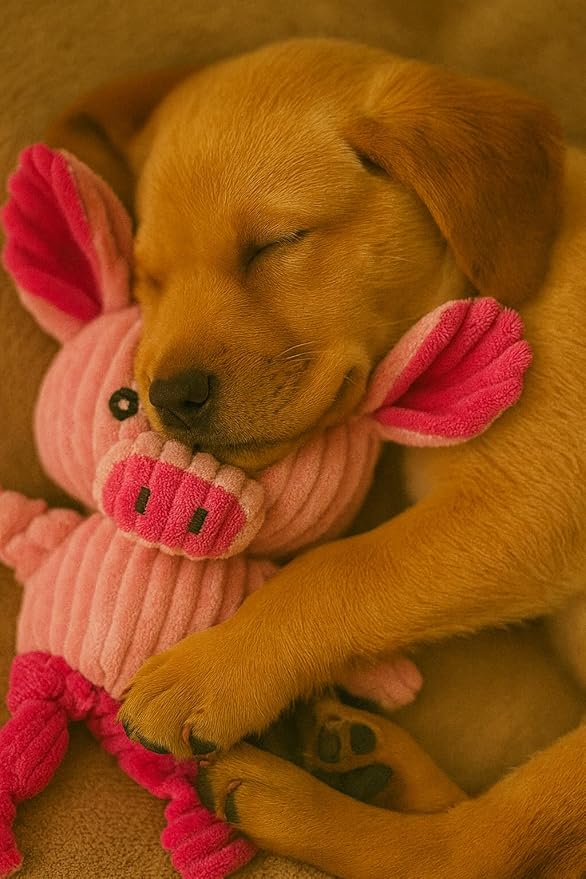 Jalousie Plush Toys Assortment Value Bundle Puppy Pet Mutt Squeak Toy - Image 9
