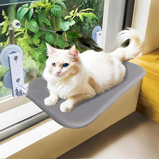 Cat Window Perch Seat Hammock, Foldable Hammock by ZBUQ