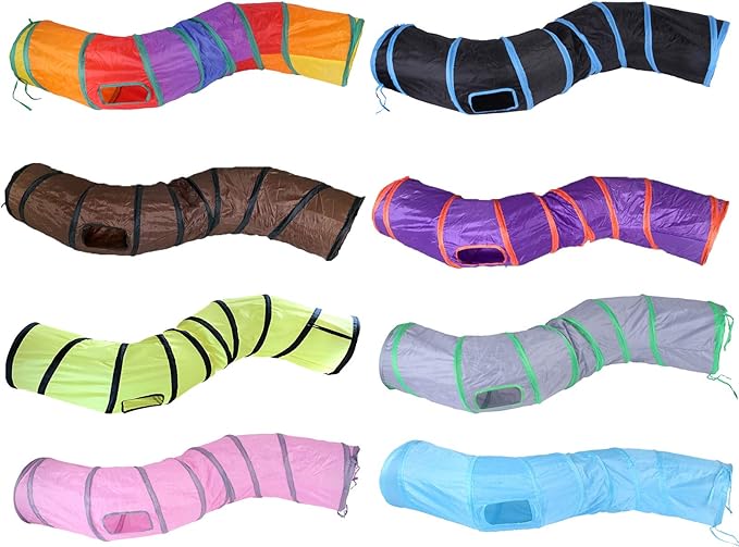 iCAGY Cat Tunnel for Indoor Cats Interactive, Rabbit Tunnel Toys, Pet Toys Play - Image 7