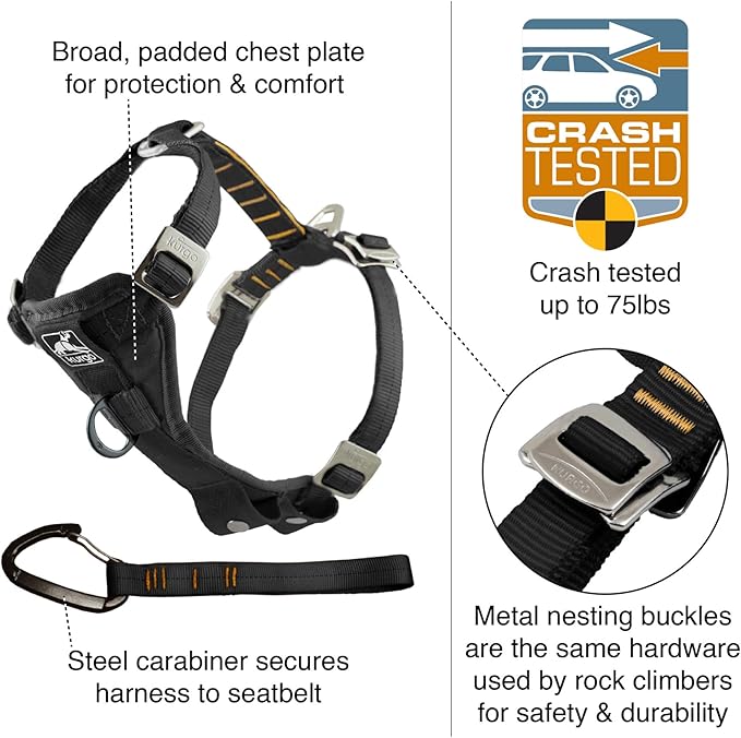 Kurgo Enhanced Strength Tru-Fit Dog Car Harness - Image 2