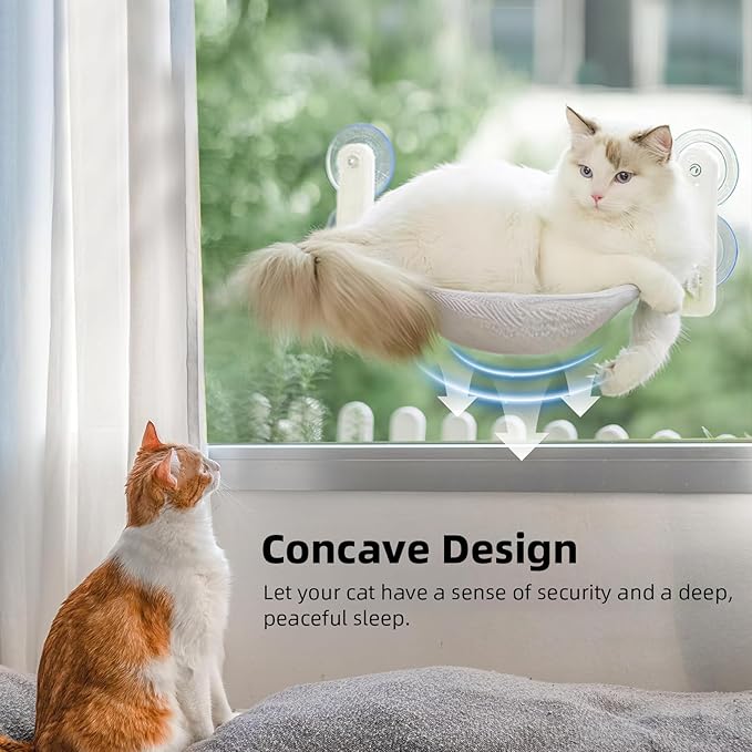 2PCS Replacement Cover for Cat Window Perch, L Size Cordless Cat Window Hammock - Image 6