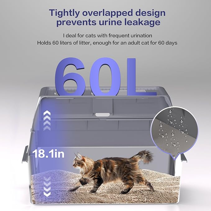 XXXL Stainless Steel Litter Box - Image 4