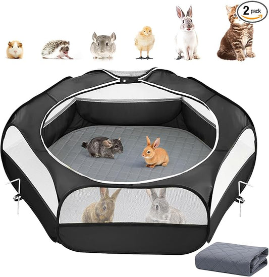 2-in-1 Small Animals Playpen by Pawaboo