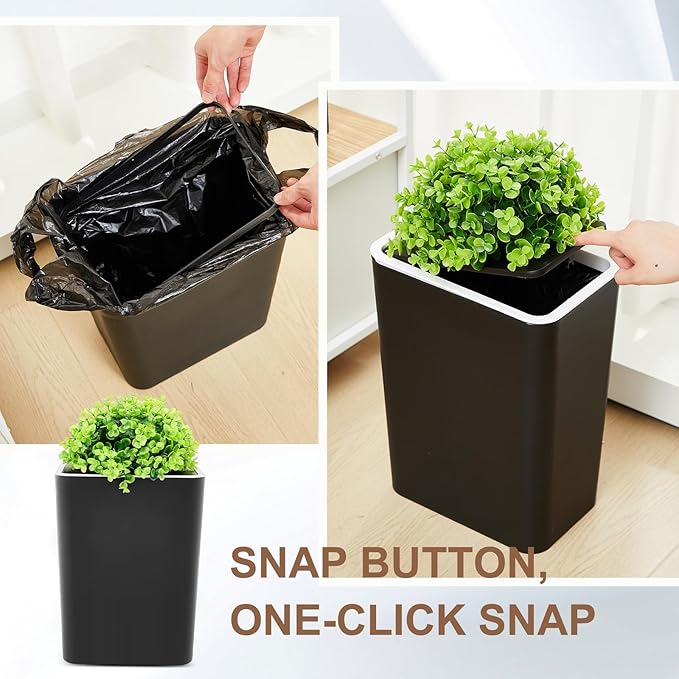 Jingmore Dog Poop Trash Can Outside 3.96 Gal/15 L Plant Styled Dog Waste Trash - Image 3