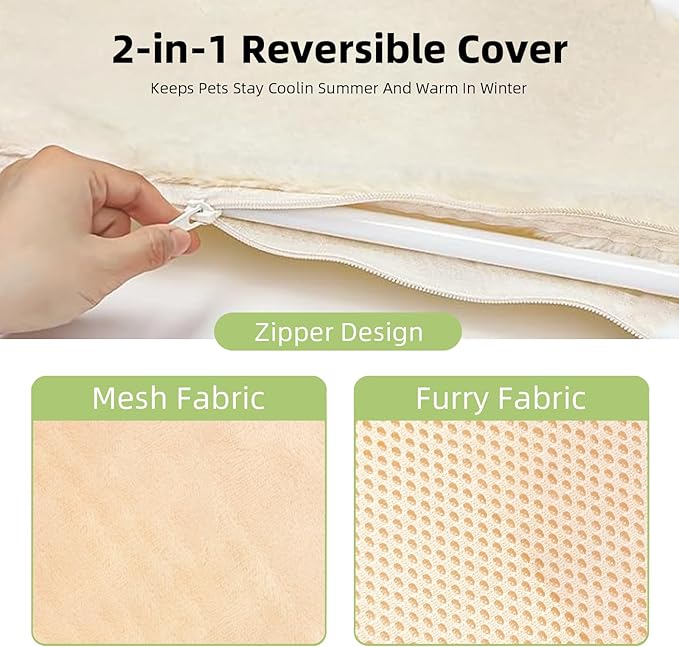 2PCS Replacement Cover for Cat Window Perch, M Size Cordless Cat Window Hammock - Image 3