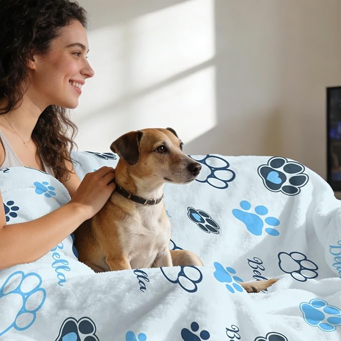 Personalized Pet Blanket with Photo & Name – Custom Dog Blankets - Image 3
