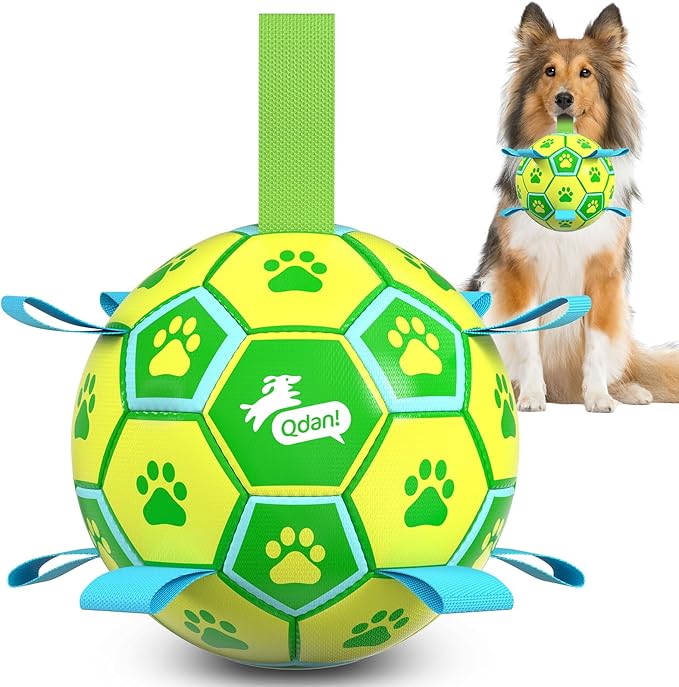 QDAN Dog Toys Soccer Ball by QDAN