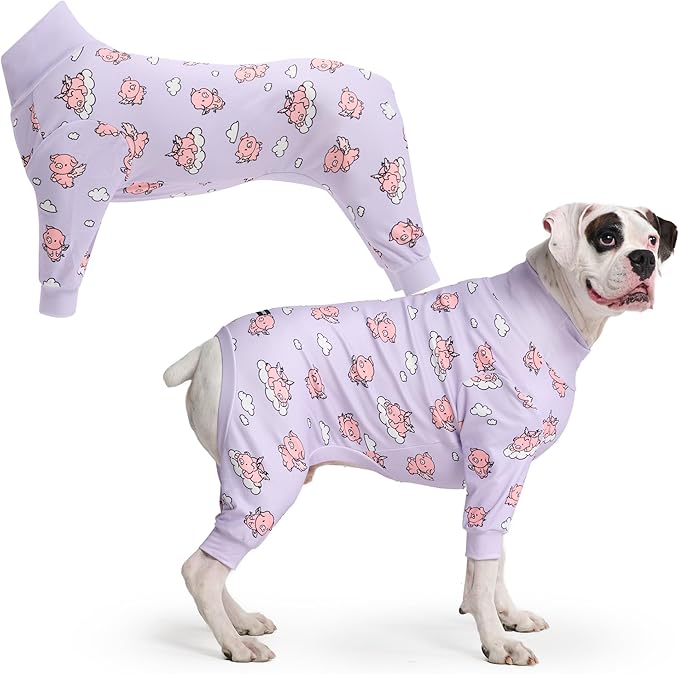Spark Paws Dog Pajama, Dog Recovery Suit Male, Ultra-Soft and 4-Way Stretch by SparkPaws