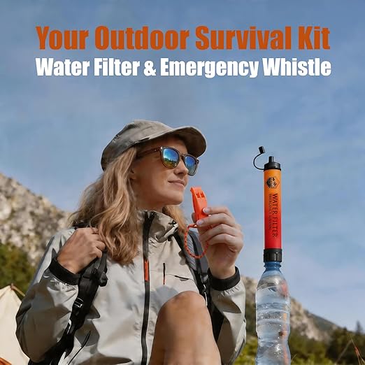 High-Capacity Survival Water Filter Straw Kit - Image 5