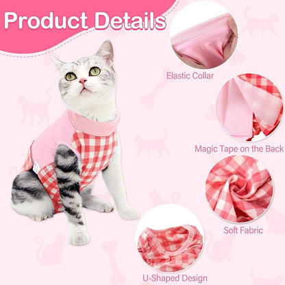 Cat Recovery Suit for Abdominal Wounds or Skin Diseases, Cat Onesie for Cats - Image 2