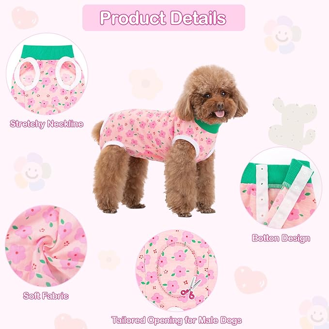 Coppthinktu Recovery Suit for Dogs After Surgery, Dog Onesie Surgery Recovery - Image 3