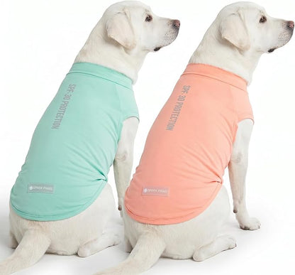 Spark Paws Sunblock Dog T-Shirt, SPF30 Protection, Lightweight Breathable Quick by SparkPaws