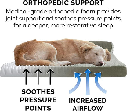 Furhaven Orthopedic Dog Bed for Large/Medium Dogs w/ Removable Bolsters & - Image 5