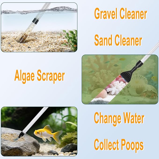 Carefree Fish Aquarium Gravel Cleaner 15~30In - Image 2