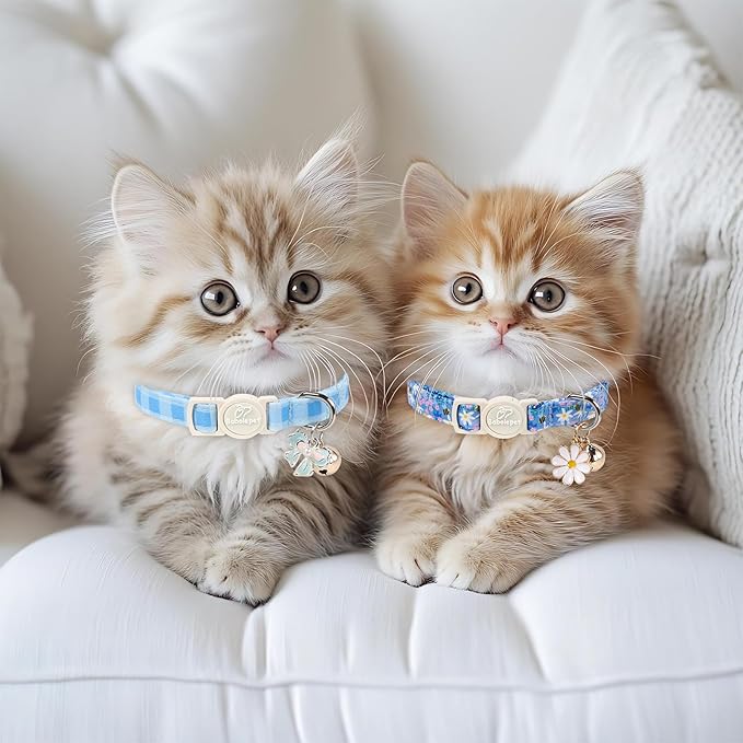 2 Pack Cute Cat Collars - Image 2