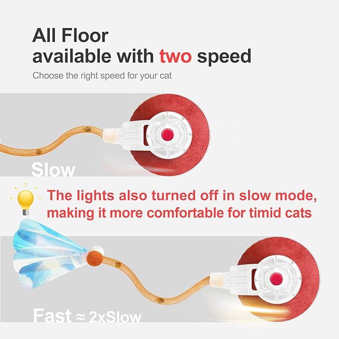 Jkanti Interactive Cat Toys for Indoor Cats, The 3rd Generation Agile Moving - Image 3