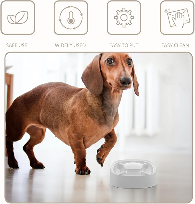 Milisten 4-in-1 Pet Feeder Bowl Set, Plastic Puppy Feeding Station - Image 9