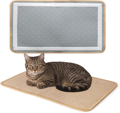Cat Scratching Mat Sisal, Sisal Fabric Large Pet Scratching Pad by Unknown