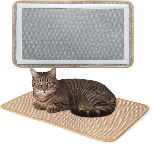 Cat Scratching Mat Sisal, Sisal Fabric Large Pet Scratching Pad by Unknown
