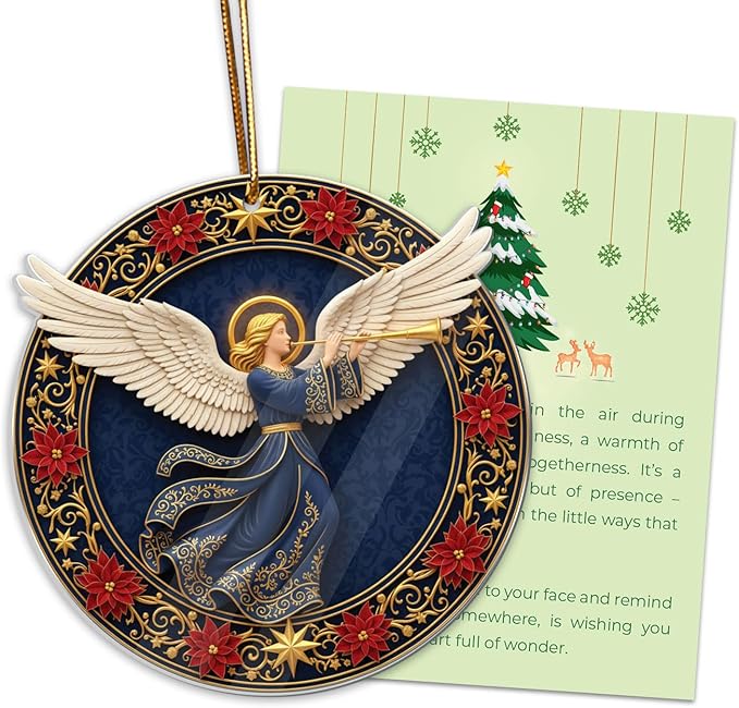 Angel Christmas Ornament 2025, 2025 Christmas Tree Decorations, Religious - Image 2