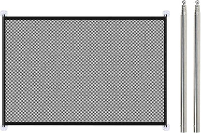 Portable Safety Fence – Foldable Pet Barrier, Punch Free Dog Net | Indoor Home by Unknown