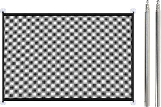 Portable Safety Fence – Foldable Pet Barrier, Punch Free Dog Net | Indoor Home by Unknown