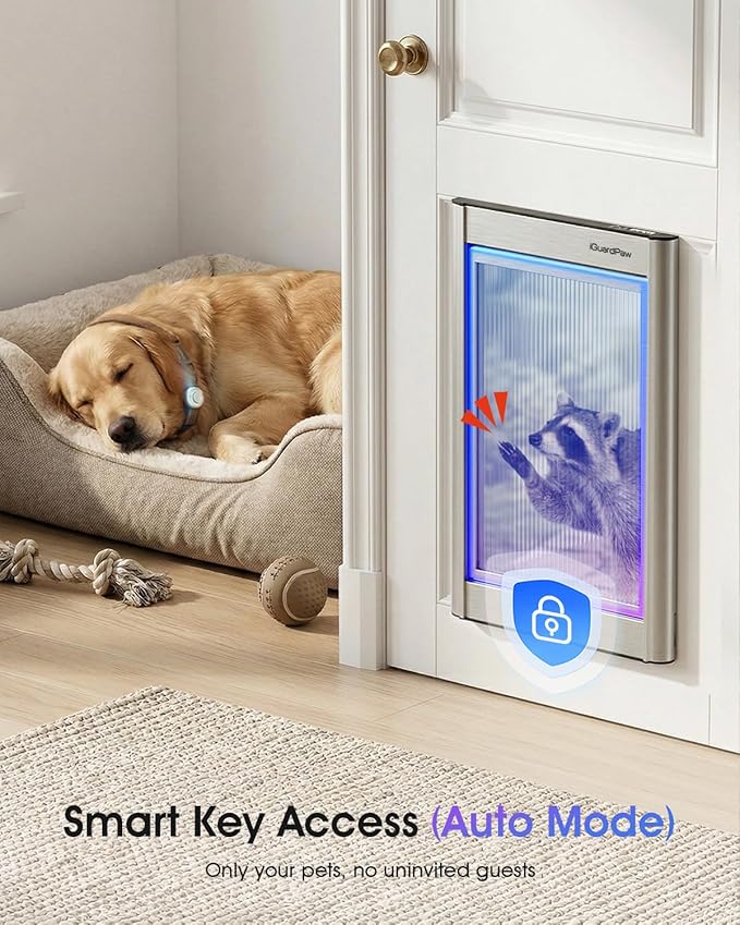 Automatic Dog Door, Aluminum Electronic Pet Door - Image 6