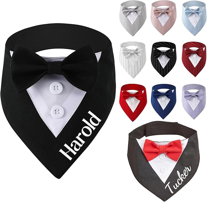 Personalized Wedding Dog Bandana by Ulicoprofessionalpersonalized