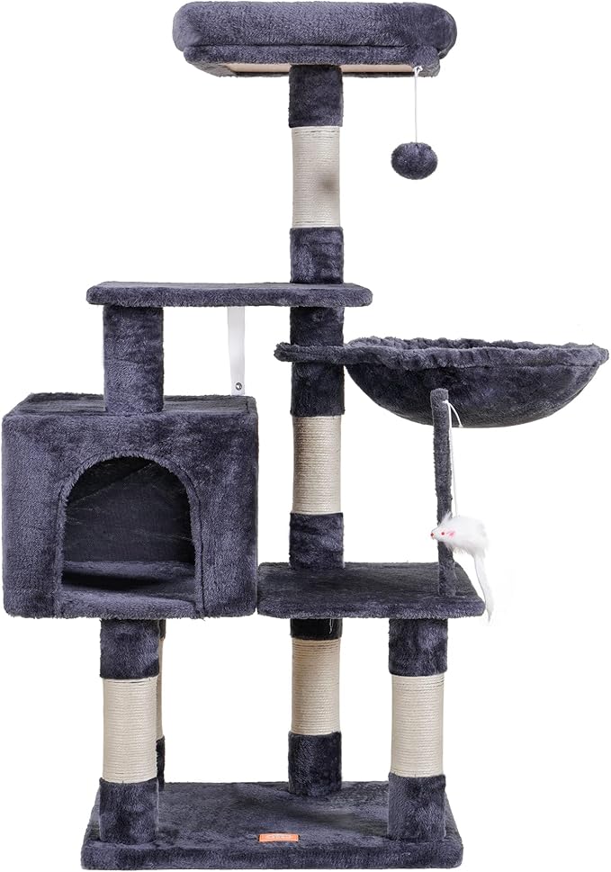 Heybly Cat Tree with Toy, Cat Tower condo - Image 6