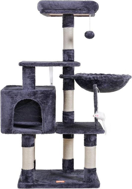 Heybly Cat Tree with Toy, Cat Tower condo by HEYBLY