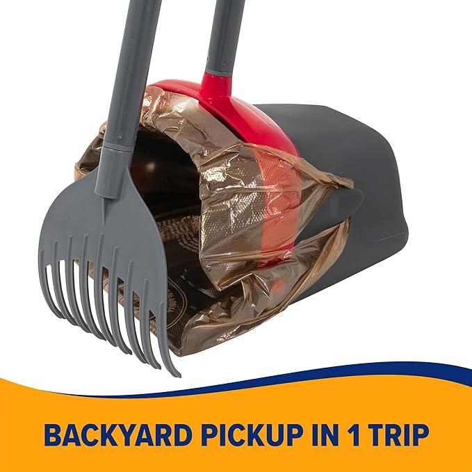 Arm & Hammer Pooper Scooper for Extra Large Dogs Heavy Duty, Outside Yard Dog - Image 8
