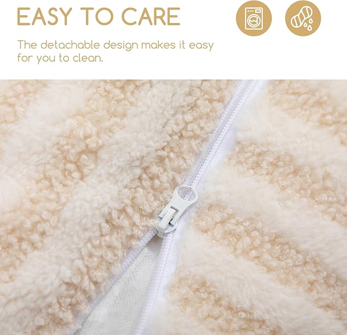 Hollypet Cat Bed Fluffy Plush Multifunctional Double-Layer Machine Washable - Image 7