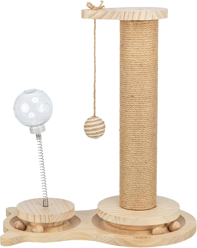 Trixie Oliver 18" Interactive Cat Scratching Post by TRIXIE