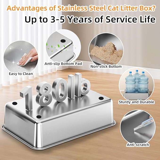 Stainless Steel Litter Box - Image 8