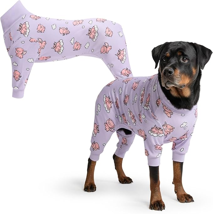 Spark Paws Dog Pajama, Dog Recovery Suit Male, Ultra-Soft and 4-Way Stretch by SparkPaws