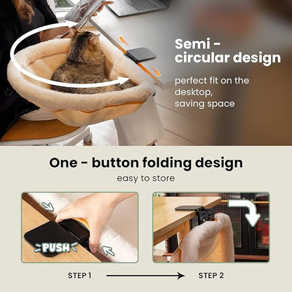 JUNSPOW Cat Desk Bed - Image 4