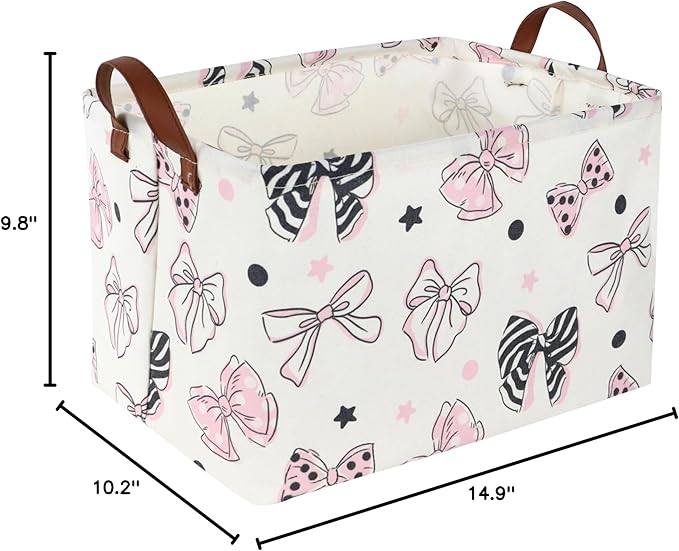 Essme Rectangular Pink Basket, Storage Box, Mother's Day Basket, Storage - Image 7