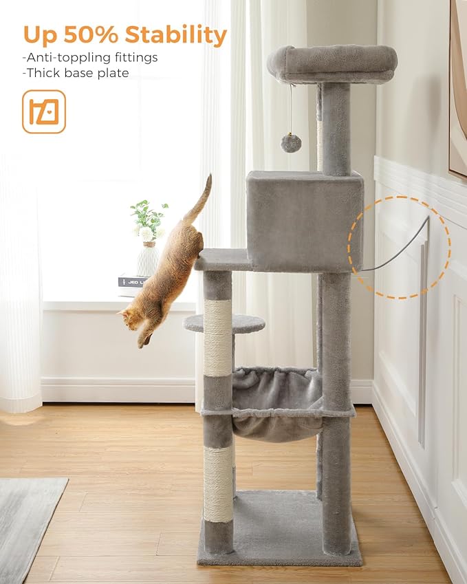 MUTTROS Cat Tree for Large Cats Adult - Image 6