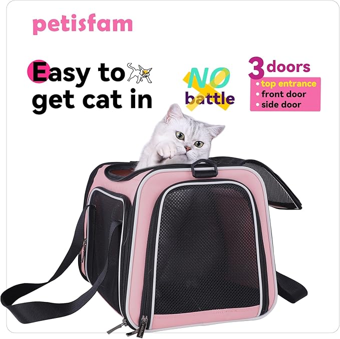 Soft Pet Carrier for Medium Cats and Small Dogs - Image 2