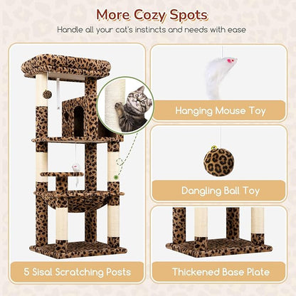 Globlazer Leopard Cat Tree Tower - Image 5