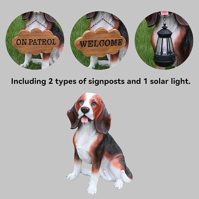 Beagle Dog Garden Statue - Image 2
