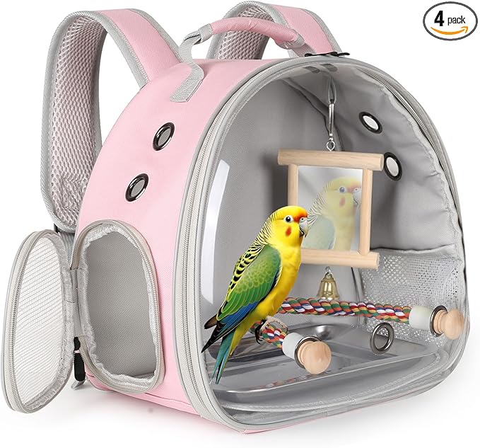 Portable Parrot Travel Cage Carrier by Unknown