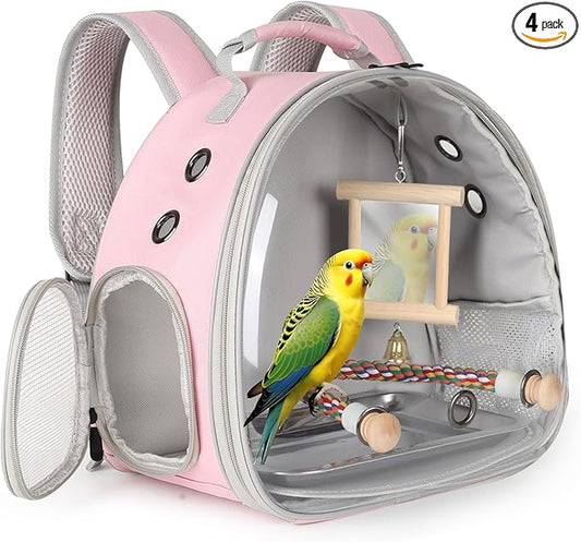Portable Parrot Travel Cage Carrier by Unknown