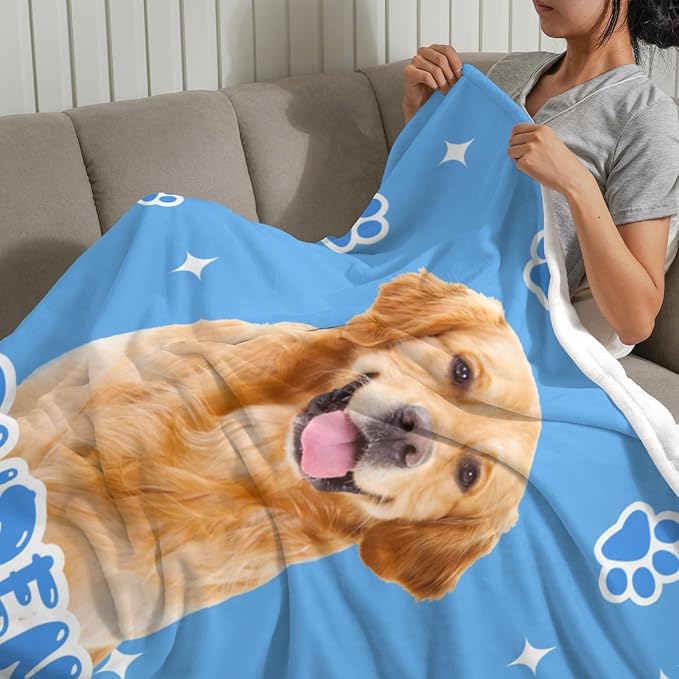 M YESCUSTOM Custom Dog Blanket - Image 4