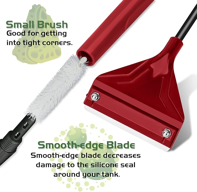 24.5’’ Professional Algae Scraper, Aquarium Blade Cleaner - Image 3