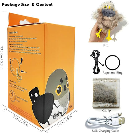 Tipmant Realistic Electric Birds Cat Teaser Interactive Toy Kitten Kitty - Image 6