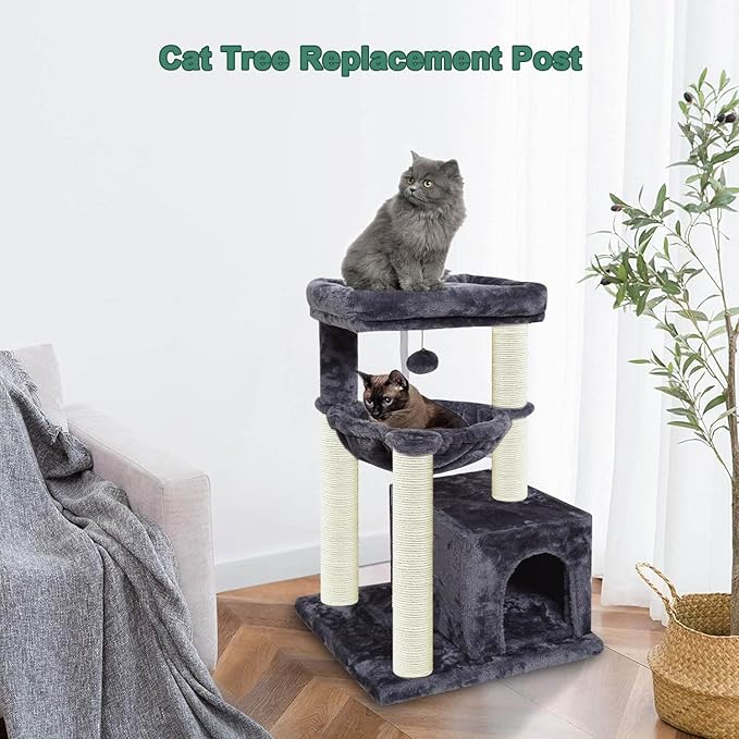 Cat Scratching Post Replacement Pole, Natural Sisal Cat Tree Replacement Parts - Image 5